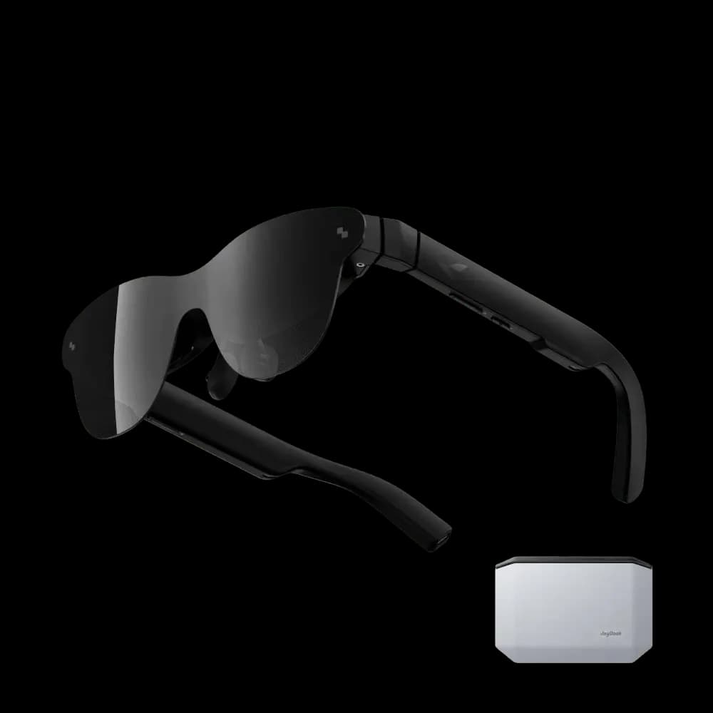 RayNeo Air 4 Pro and JoyDock bundle product display on a white background