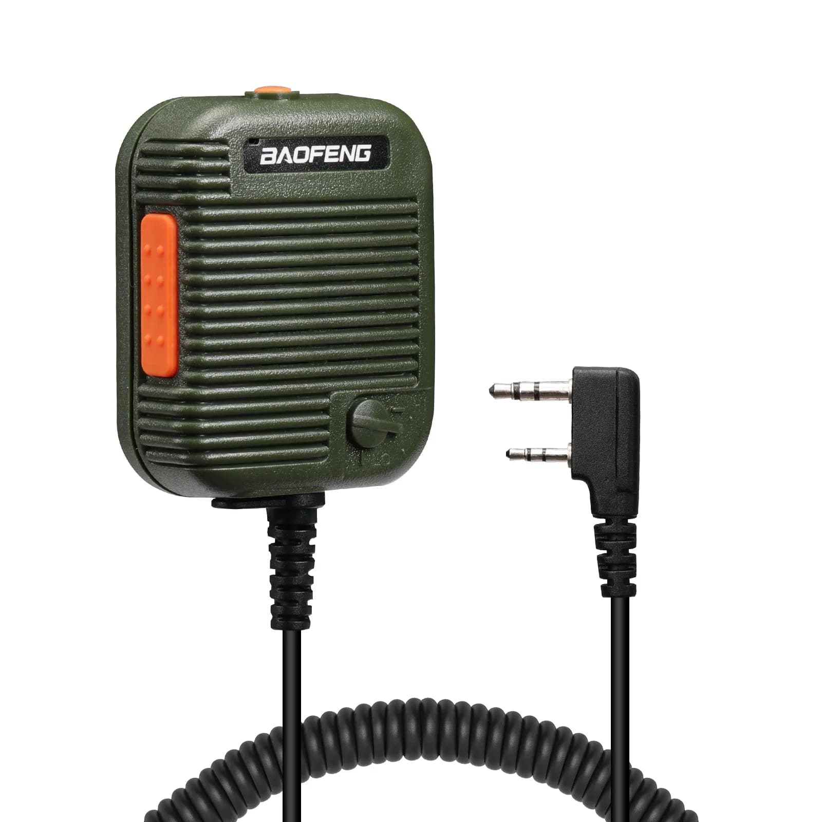 Baofeng BS-UV25 tactical speaker mic with dual PTT and K plug